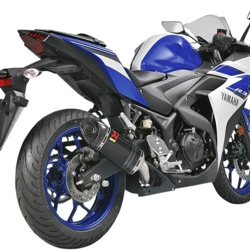 Akrapovic Street Legal Slip-On Muffler Carbon Fiber fits Yamaha YZF-R3 2015-2018