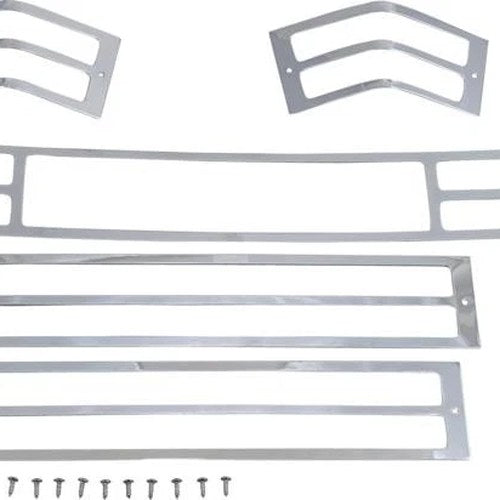Parts Unlimited Tourbox Light Grille Set fits Honda GL1500 Gold Wing 1988-1997