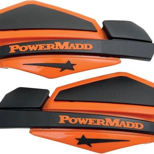 Powermadd Star Handguards Orange/Black