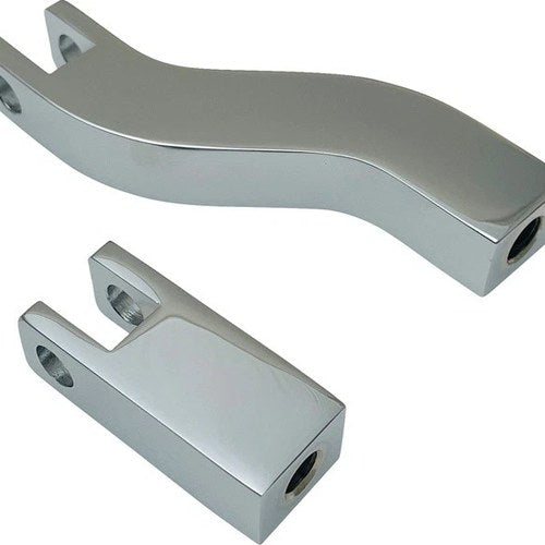 Drag Specialties Passenger Peg Support Bracket Kit Chrome Harley Davidson Dyna
