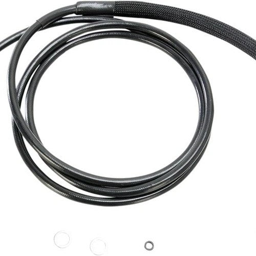 Drag Specialties Black Vinyl Hydraulic Clutch Line 82-1/8" +10" Black #211918