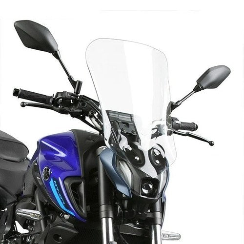 National Cycle Fairing Mount VStream Windshield Tall Clear for Yamaha MT-07