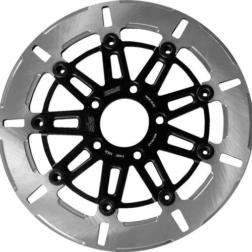 Sbs 9-Spoke Brake Rotor Design C Front Polished Harley Davidson Dyna/Softail