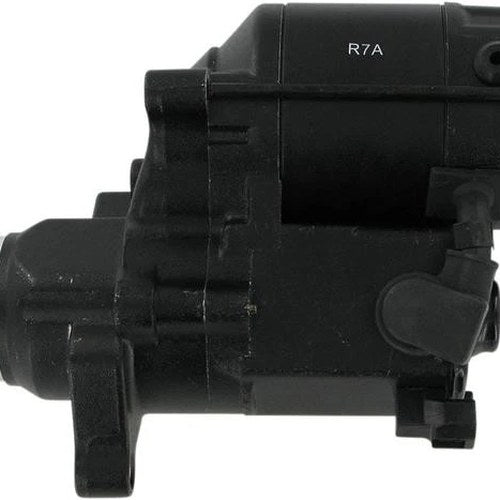 Terry Components 1.5kW Starter Motor Black Wrinkle #776507 Harley Davidson