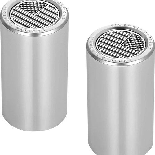 Figurati Designs Long Docking Hardware Covers US Flag/CC Polished