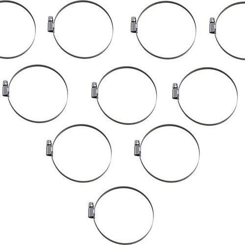 Parts Unlimited Embossed Hose Clamps 70mm to 90mm