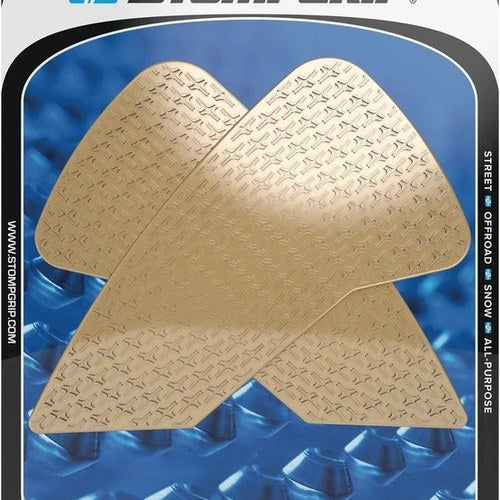 Stomp Icon Profile Traction Pad Tank Grips Clear #55-14-0189C for Honda