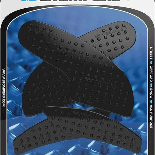 Stomp Volcano Profile Traction Pad Tank Grips Black #55-10-0146B Ducati