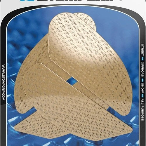 Stomp Icon Profile Traction Pad Tank Grips Clear #55-14-0150C for Kawasaki