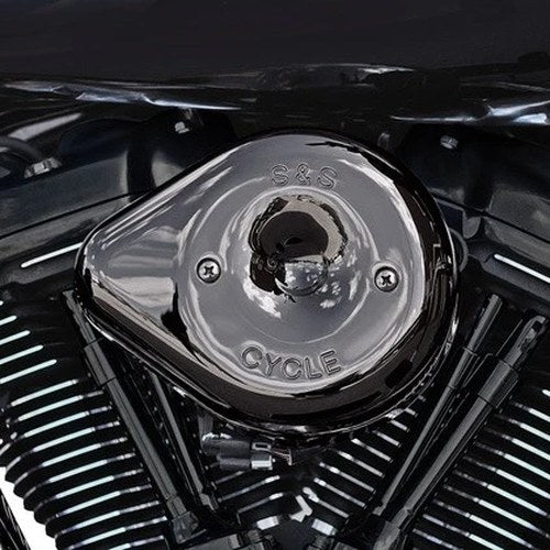S&S Stealth Teardrop Air Cleaner Cover Lava Chrome