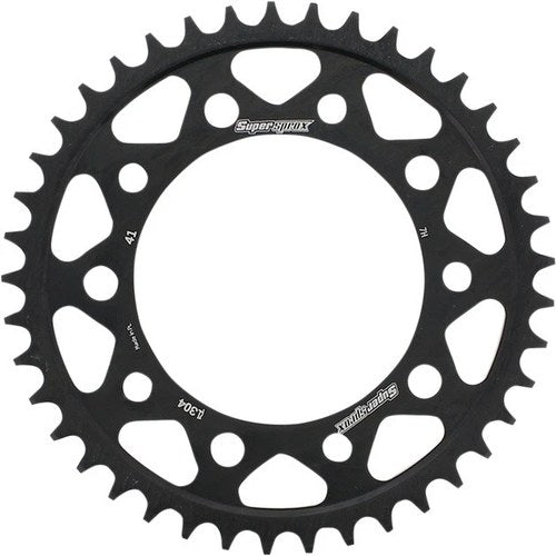 Supersprox Racing Steel Rear Sprocket 525 41T Black #RFE-1304-41-BLK for Honda