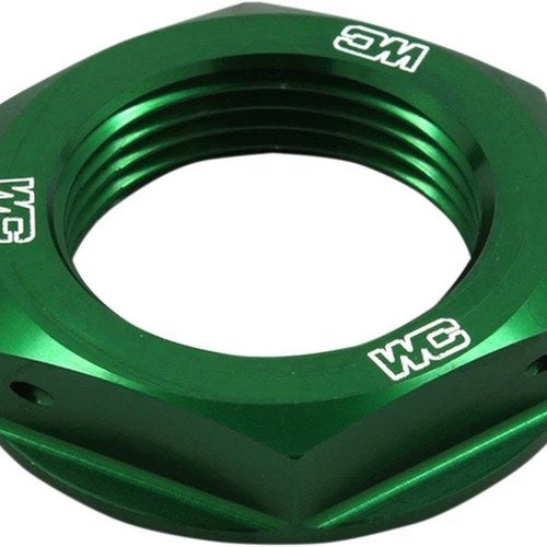 Works Connection Steering Stem Nut Green #24-338 for Kawasaki