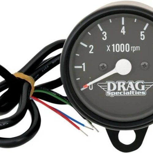 DS Mini Electronic Tachometer with Y-Mount 2.4" Matte Black