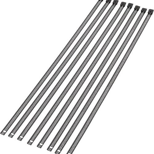 Moose Ladder-Style Cable Ties 14" L Black 8-Pack
