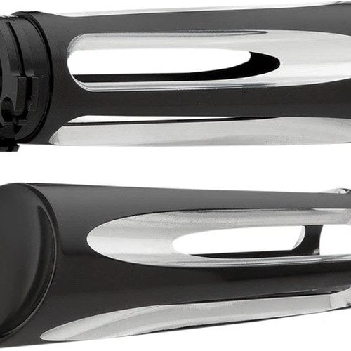 Arlen Ness Original Deep Cut Grips Black #07-132 Harley Davidson