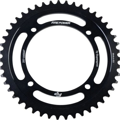 Fire Power 420 Steel Rear Sprocket 47T Black for Kawasaki/Suzuki KX65/RM65