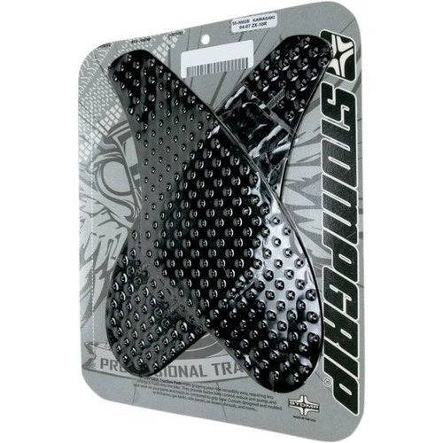 Stomp Grip Tank Protectors Black Fits Kawasaki ZX-10R 2004-2007