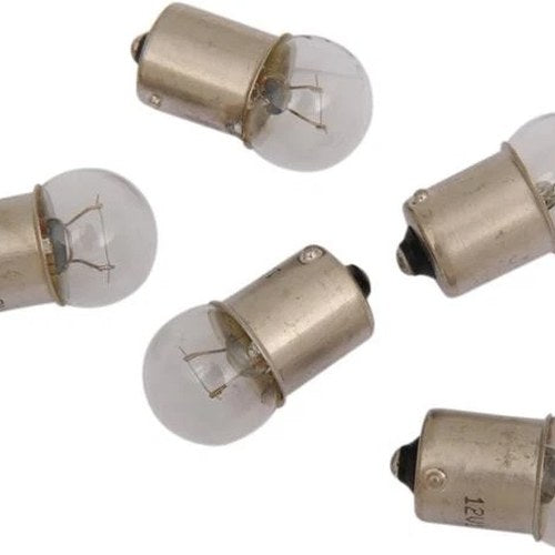 Drag Specialties Small Globe Bulb Clear 10W 1156 5-Pack