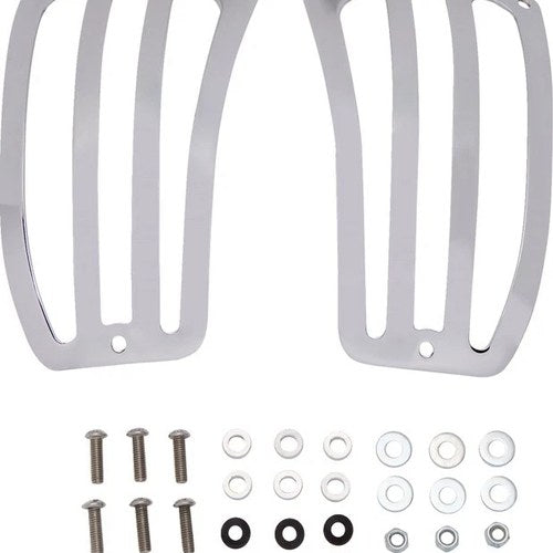 Cobra Saddlebag Lid Guards Chrome #02-6943 Kawasaki Nomad 1700/Voyager 1700