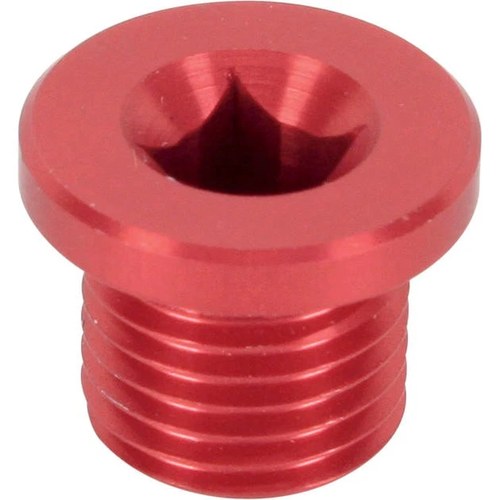 Moose Magnetic Crankcase Drain Plug By Zip-Ty Red Husqvarna #142207