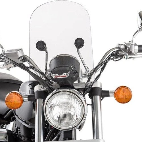 Slipstreamer HD-3 Tombstone Windshield Clear/Chrome #HD-3-CHR-C