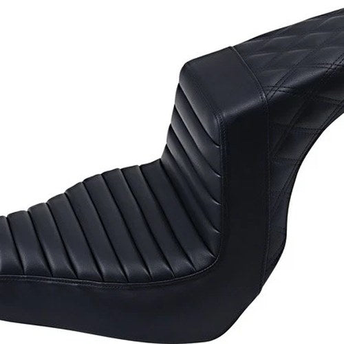 Saddlemen Step-Up LS Tuck-N-Roll Seat Black Harley Davidson Softail 2013-2017