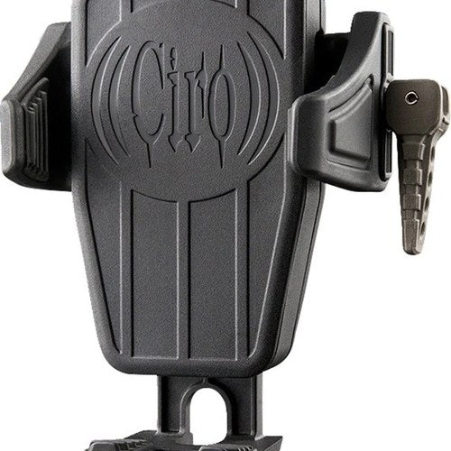 Ciro Gen 2 Cybercharger Phone Holder With Offset Perch Mount Black/Chrome