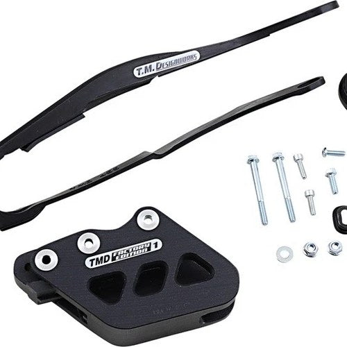 TM Designworks Dirt Cross Multi-Purpose Chain Slide-n-Guide Kit Black DCK-OR1-BK