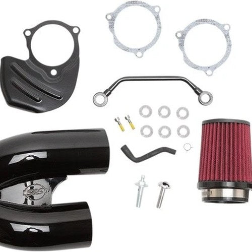 S&S Tuned Induction Air Cleaner Kit Black 170-0567A Harley Davidson