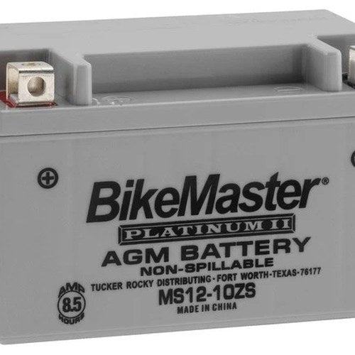 BikeMaster Agm Platinum II Battery #MS12-10ZS