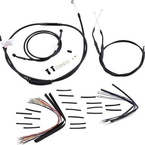 Burly Cable/Brake Line Kit for 16" Ape Hangers #B30-1035 Harley Davidson Dyna