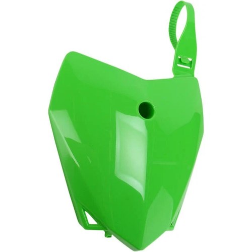 UFO Number Plate Front 05-12 KX Green #KA04718026 for Kawasaki KLX110/KLX110L