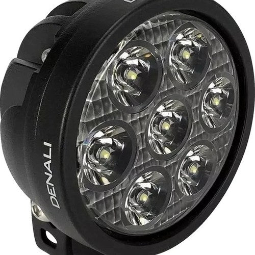 Denali Electronics D7 LED Light Pod With DataDim 4.4" D Black White