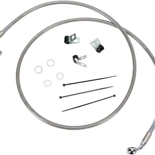 DS Braided Brake Line Kit Front +6" Harley Davidson Heritage Softail/FatBoy