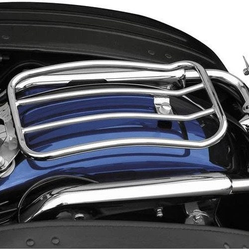 Motherwell Solo Luggage Rack Chrome #MWL-430 Harley Davidson