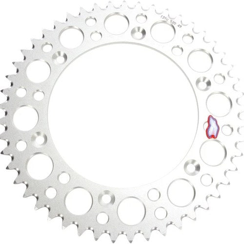 Renthal Sprocket Rear 49T 520 Ultralight Aluminum Silver #131U-520-49GBSI Yamaha