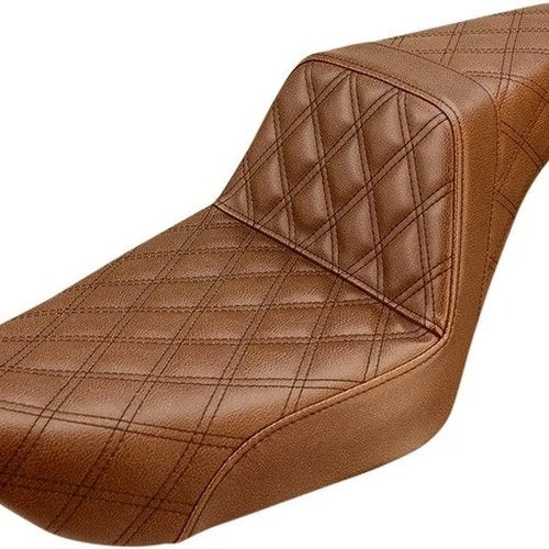 Saddlemen Step-Up LS Seat Brown #283839 Harley Davidson Dyna