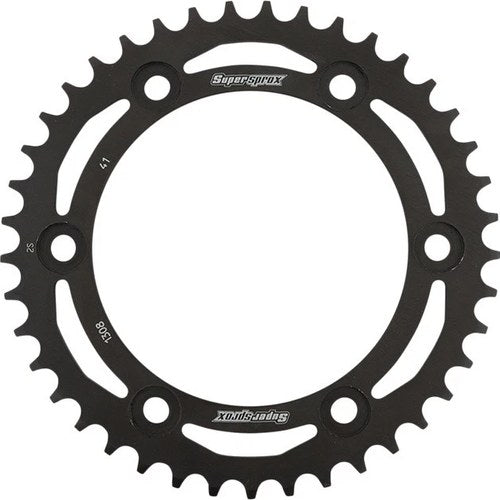 Supersprox Steel Rear Sprocket 520 41T Black #RFE-1308-41-BLK fits Honda