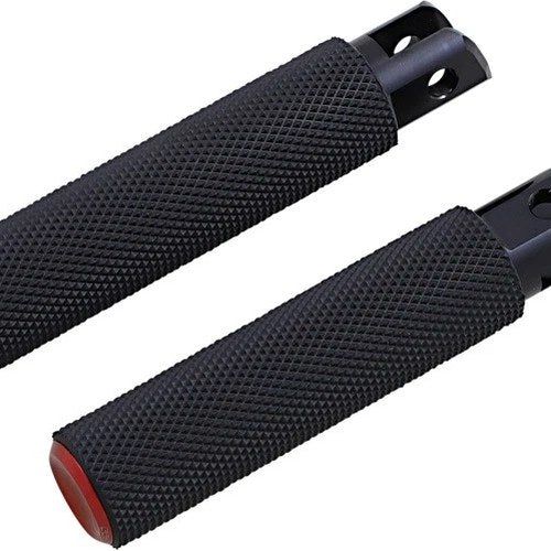 Arlen Ness Knurled Footpegs Red Driver #07-954 Harley Davidson