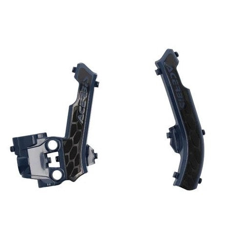 Acerbis X-Grip Frame Guards Blue/Black 2979611034 Husqvarna/KTM/Gas Minis