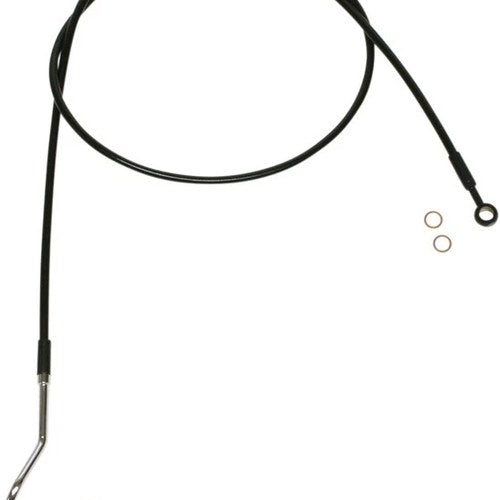 Magnum Alternate Length XR ABS Front Upper Brake Line 68" Black #SBB1402-68