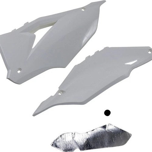 Cycra Side Panels White #1CYC-2770-42 for Kawasaki