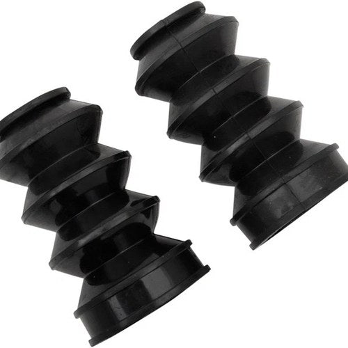 Drag Specialties Rubber Fork Boots Black 39mm 5"