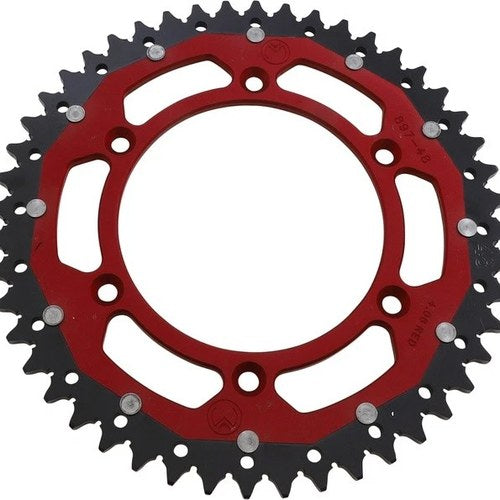 Moose Dual Ring Rear Sprocket 48T Aluminum Red Gas MC 125 2021