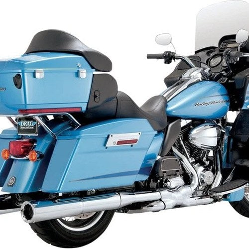 Vance & Hines Hi-Output Slip-On Mufflers Chrome #16455 Harley Davidson