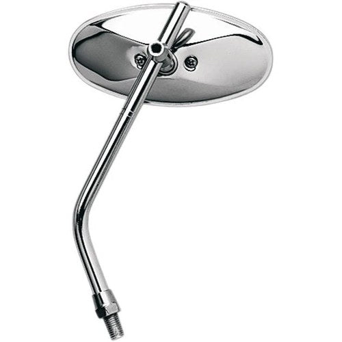 Emgo Chopper Mirror Oval 10mm Steel Chrome Universal