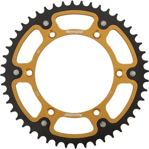Supersprox Stealth Rear Sprocket 520 48T Gold #RST-245-48-GLD for Yamaha