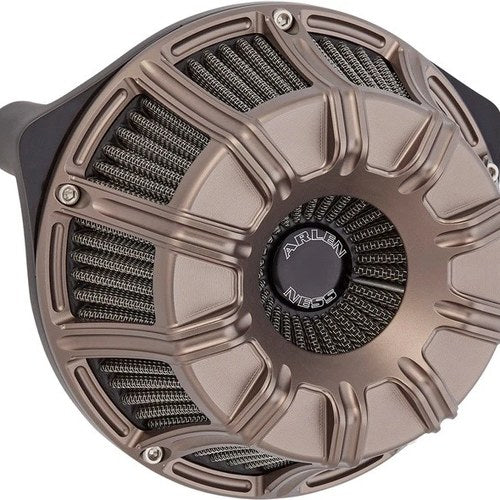 Arlen Ness 10-Gauge Inverted Big Sucker Air Cleaner Kit Titanium #600-015