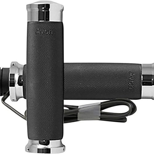 Avon Custom Contour Heated Grips Chrome #IN-S-CC-85-C-H Indian Scout