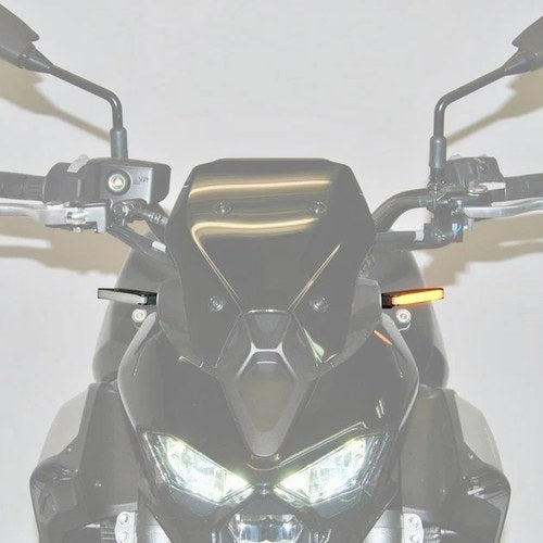 New Rage Cycle LED Turn Signals Front Clear/Amber for Kawasaki Z900 ABS